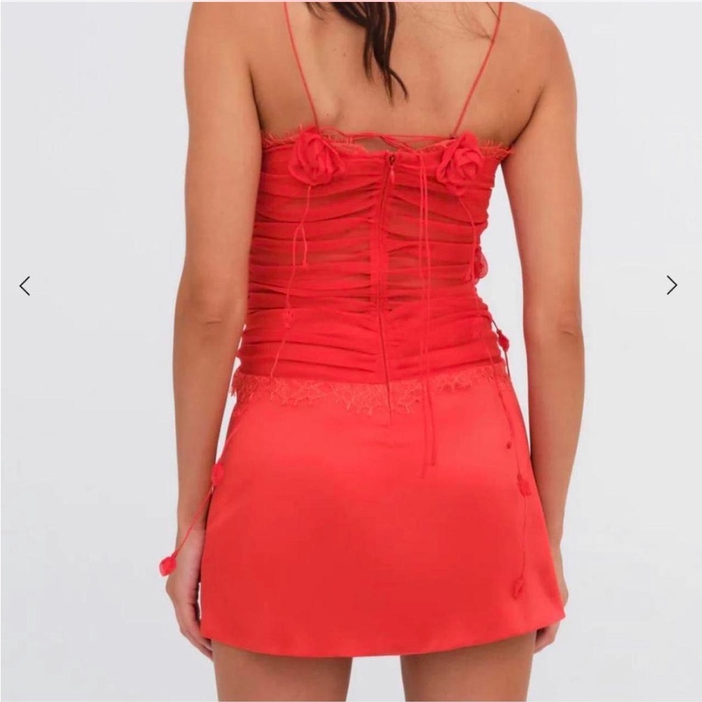 For Love and Lemons Angela Chiffon Mini Dress - Picture 3 of 3